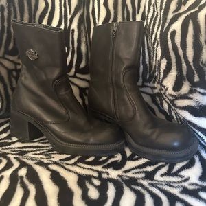 Harley Davidson black boots